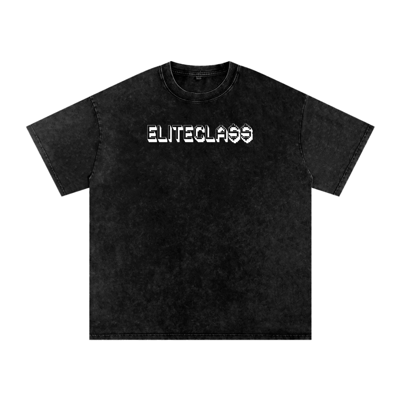 Elitecla$$ Vintage Snow Washed Oversized Cotton T-Shirt